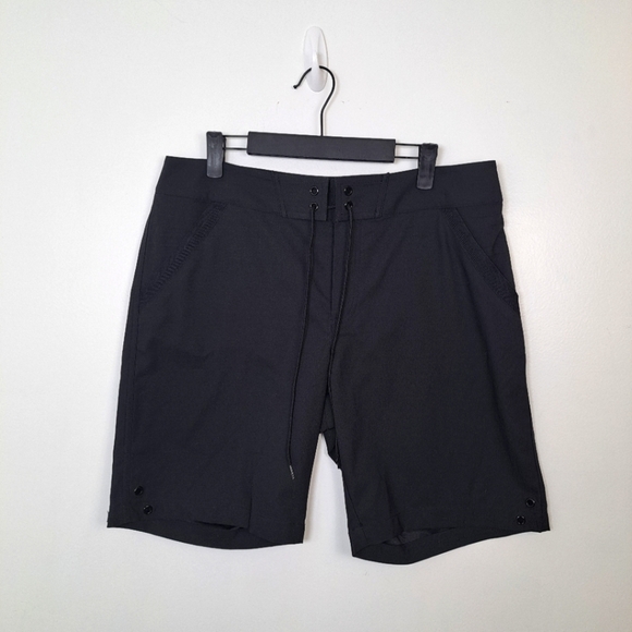 Jag Jeans Pants - NEW Jag Black Sporty Casual Neutral Fitness Everyday High Rise Shorts Sz Medium